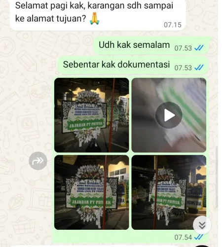 Pengiriman Papan Bunga Selamat Kajar Dawe