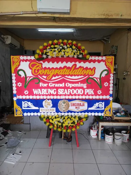 Papan Bunga Ucapan Selamat Kajar Dawe